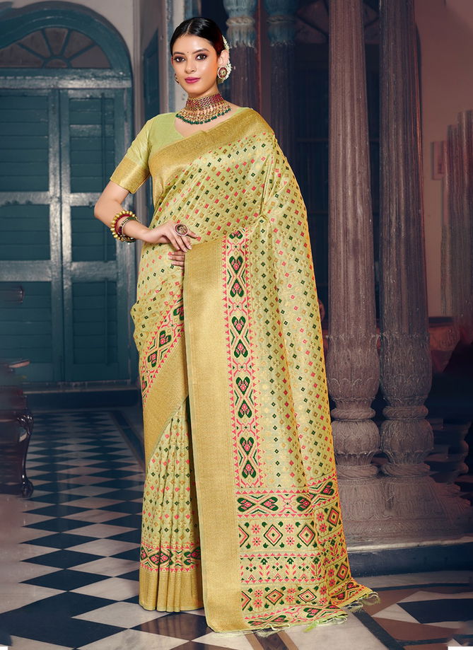 Akamsha By Sangam Patola Silk Wedding Sarees Catalog